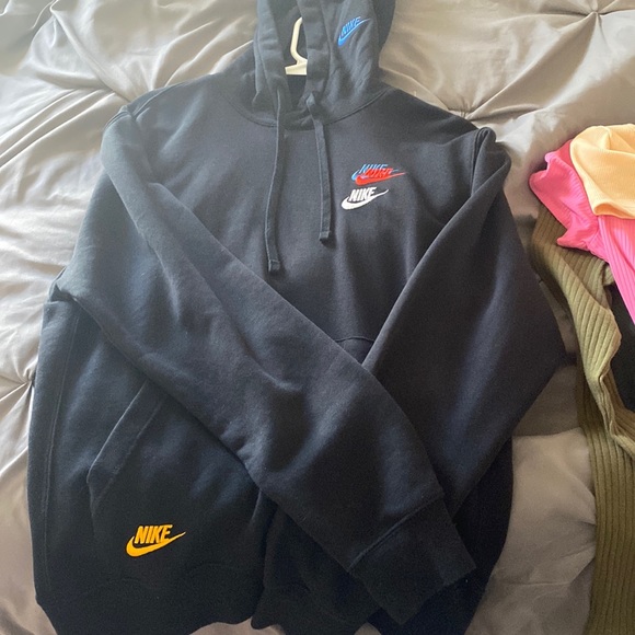 nike check mark hoodie